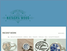 Tablet Screenshot of natashawoodjewellery.co.za